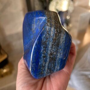 Polished Blue Lapis Lazuli Stone